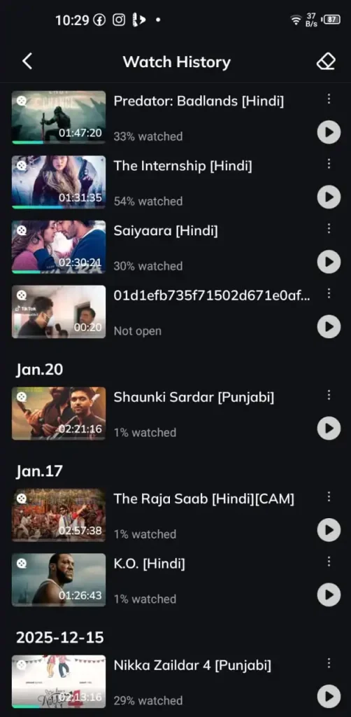 screenshot of moveibox
